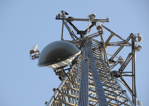 Telecommunications and Internet Tower file photo, adapted from image at usda.gov