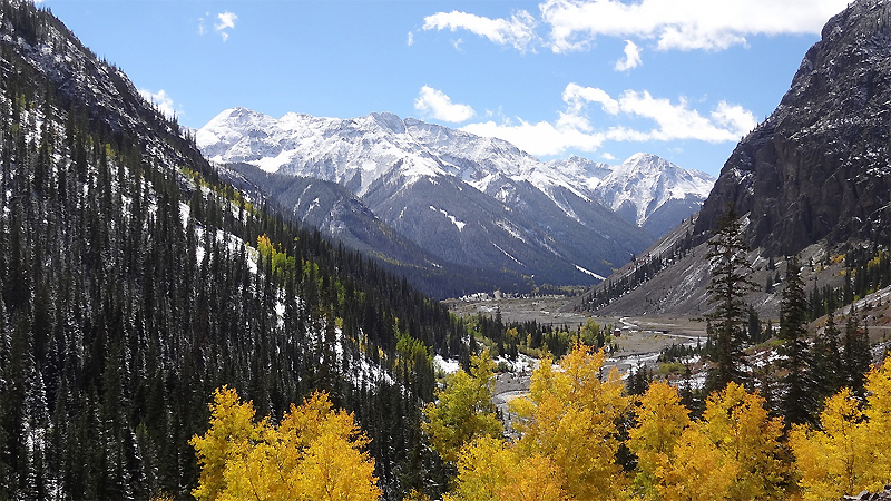 Colorado, Mountains, River, Valley, Fall Colors, adapted from blm.gov image
