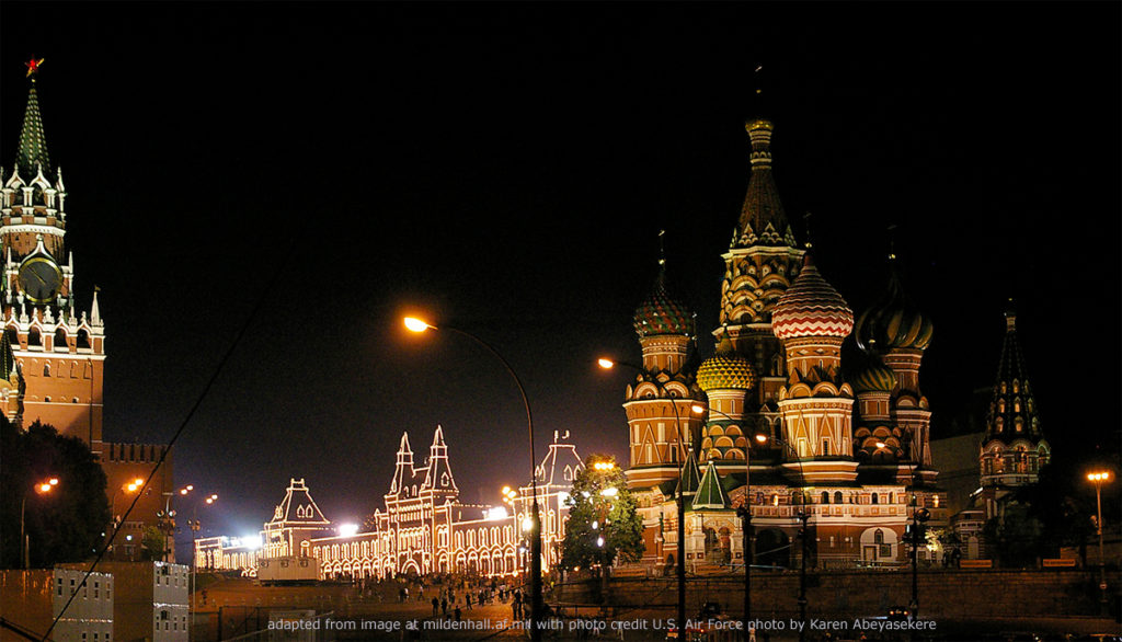 Kremlin, Red Square at Night